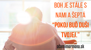 Muž hľadajúci pokoj v dobe ťažkostí a skúšok