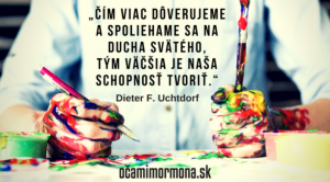 Maliar pri práci s farbami